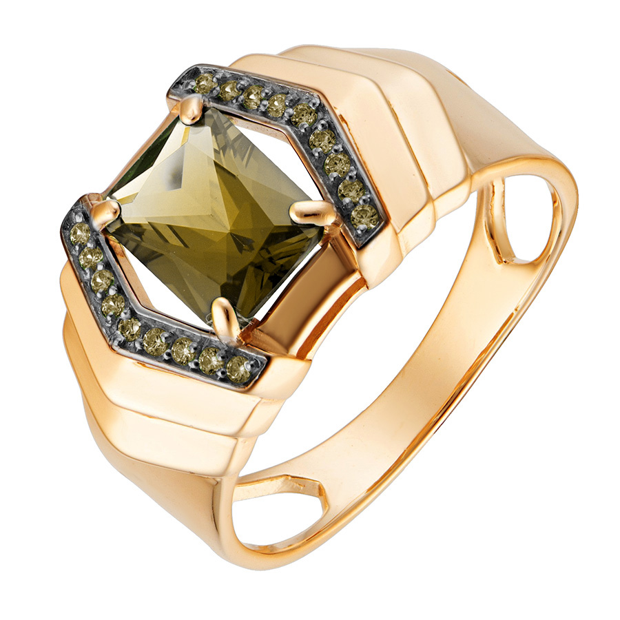 Кольцо, золото, султанит, кл3868-48